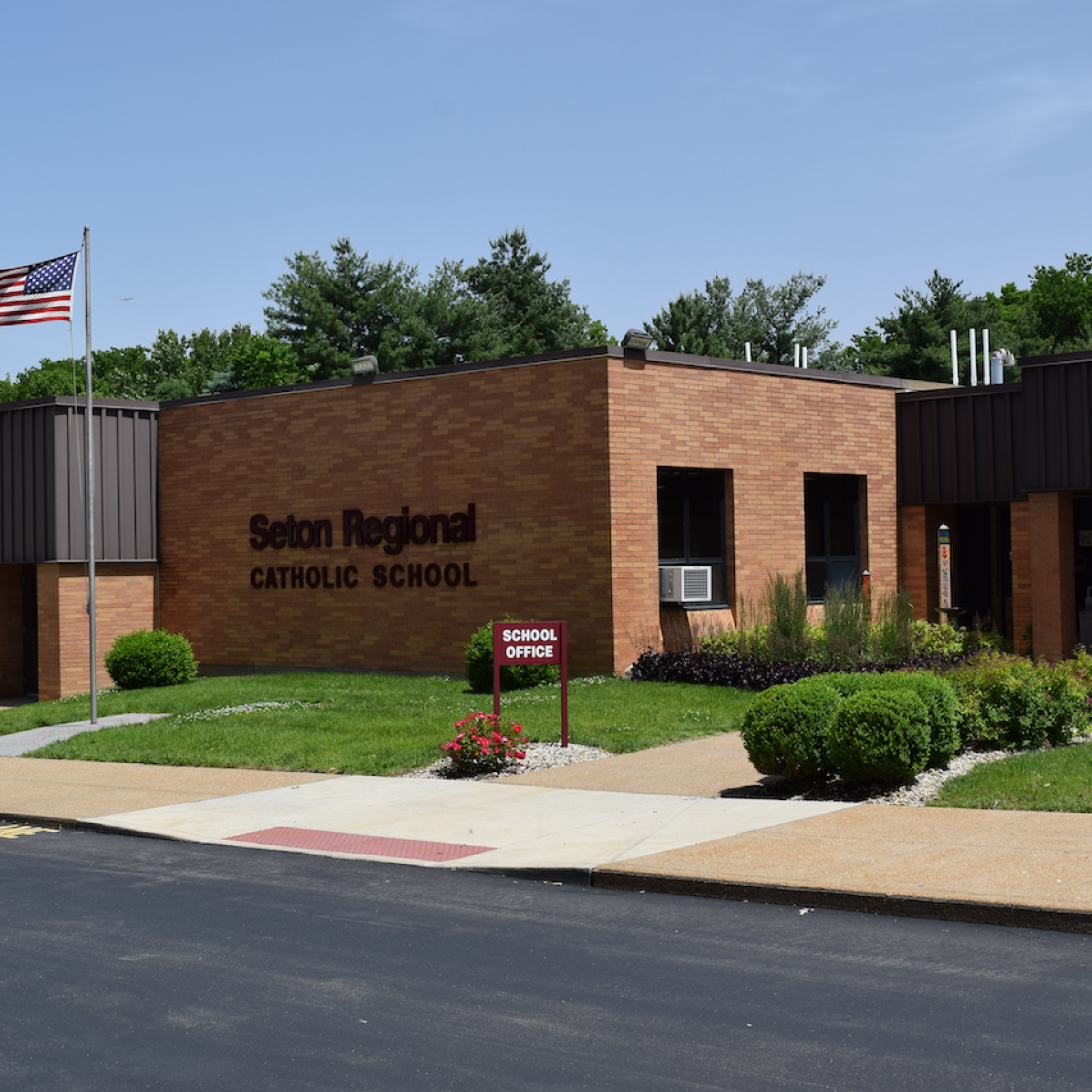 Exterior of the school