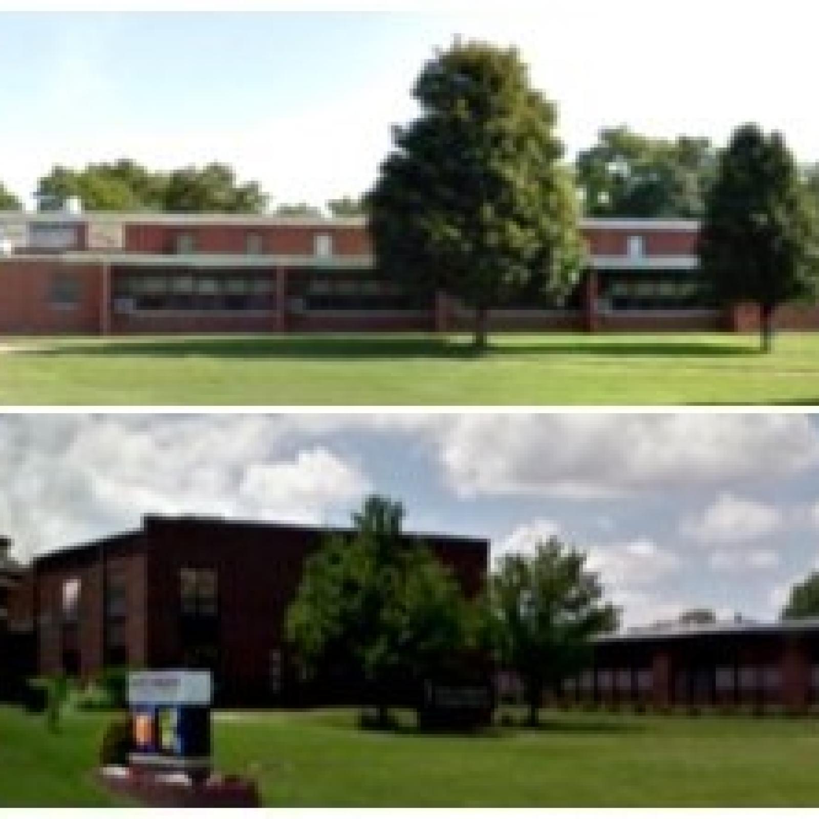 Exterior of the school