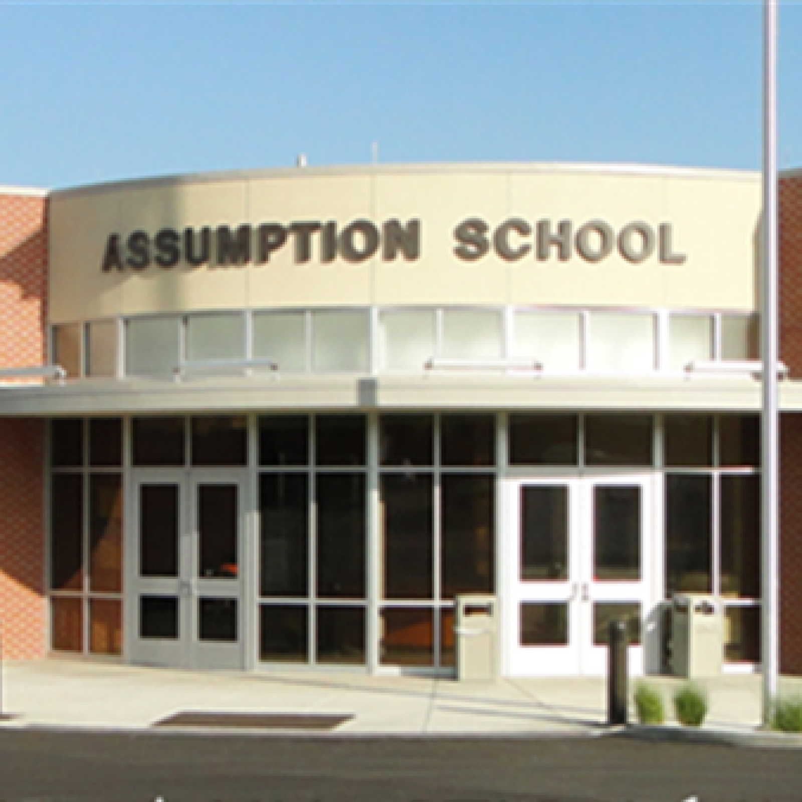 Exterior of the school