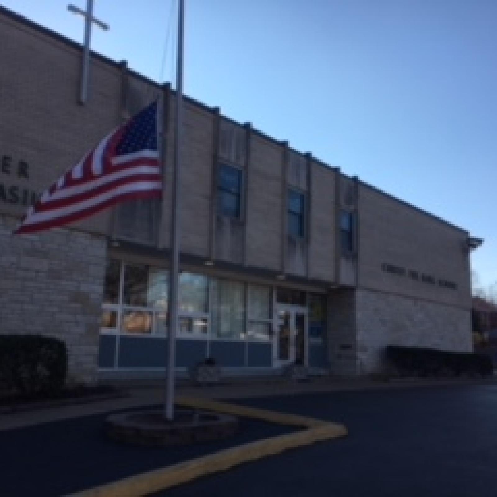 Exterior of the school