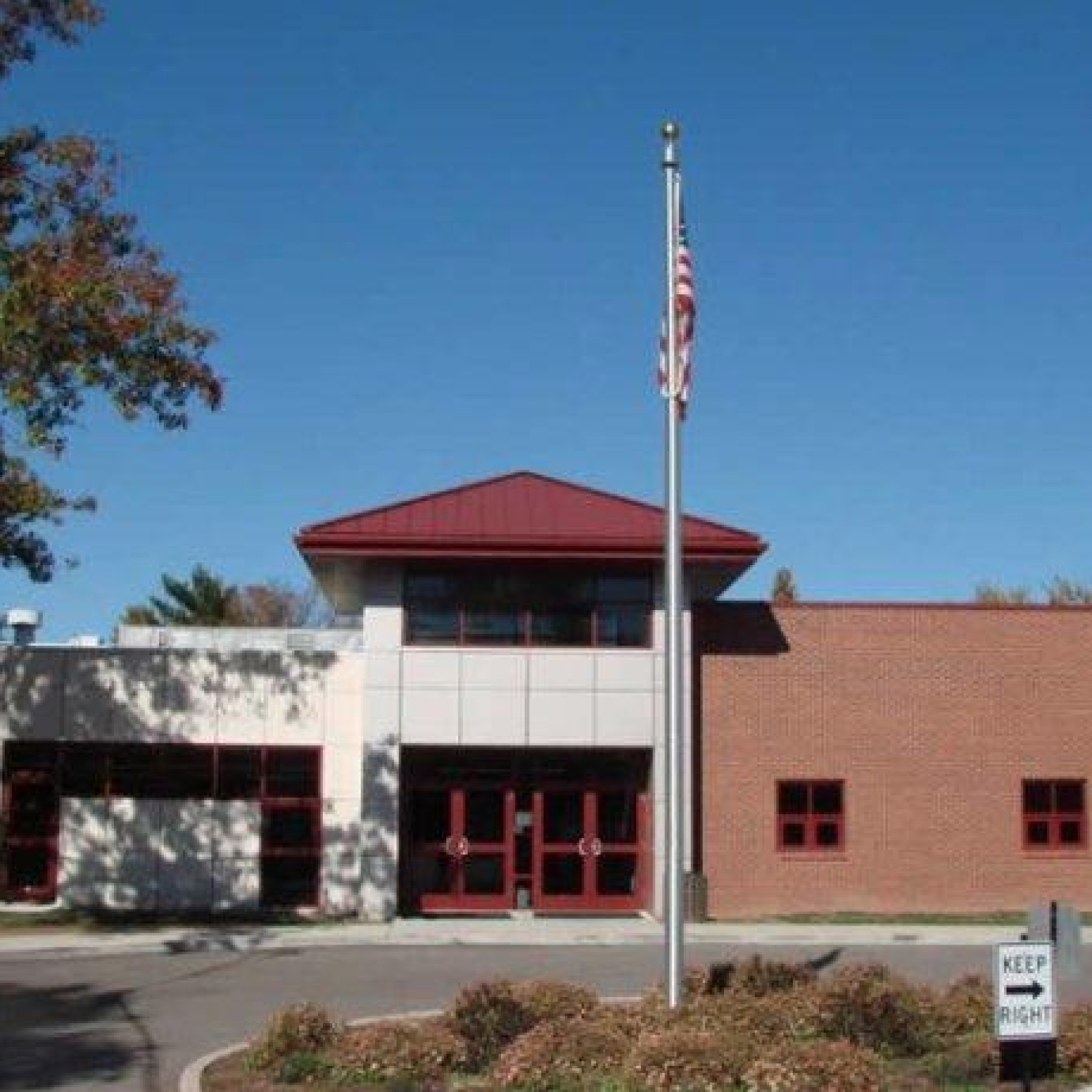 Exterior of the school