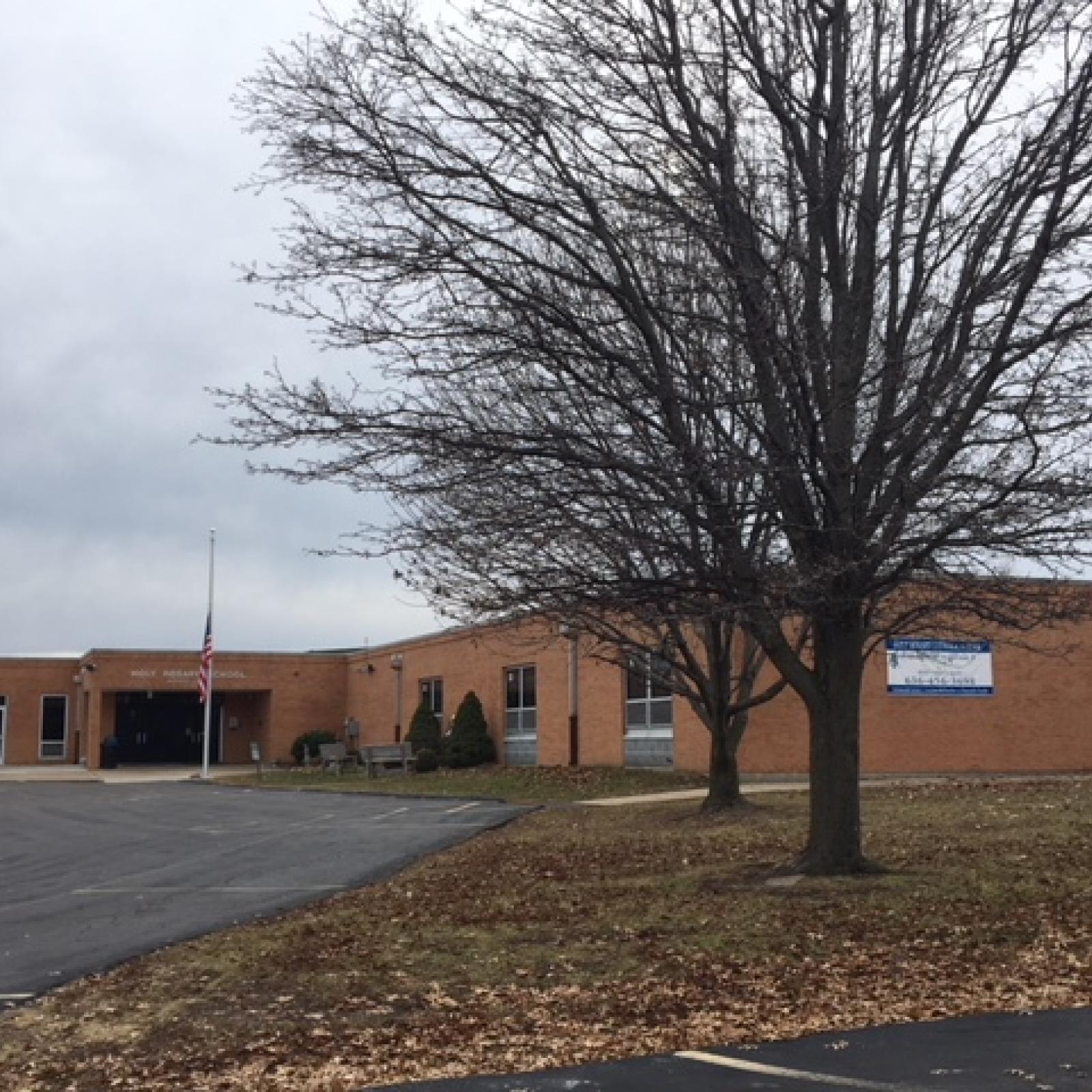 Exterior of the school