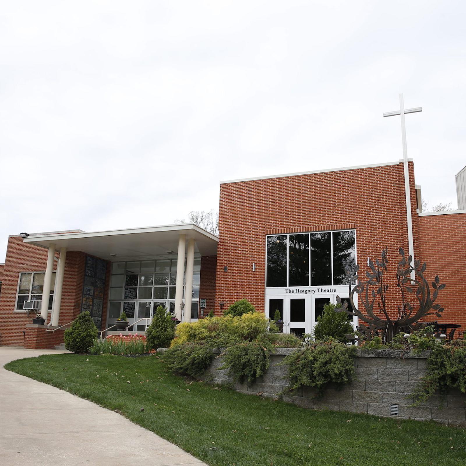 Exterior of the school