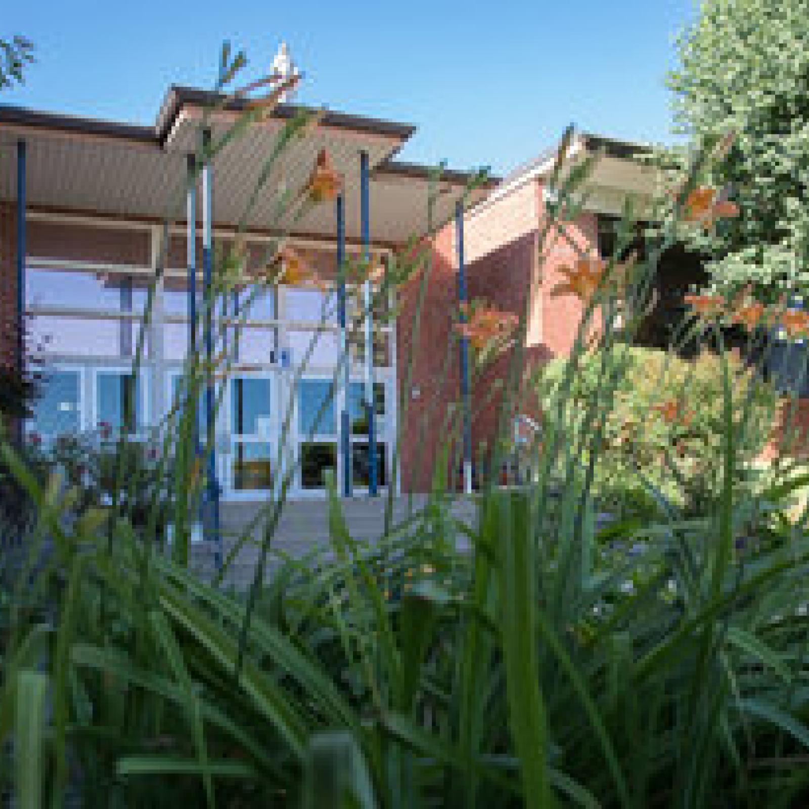 Exterior of the school