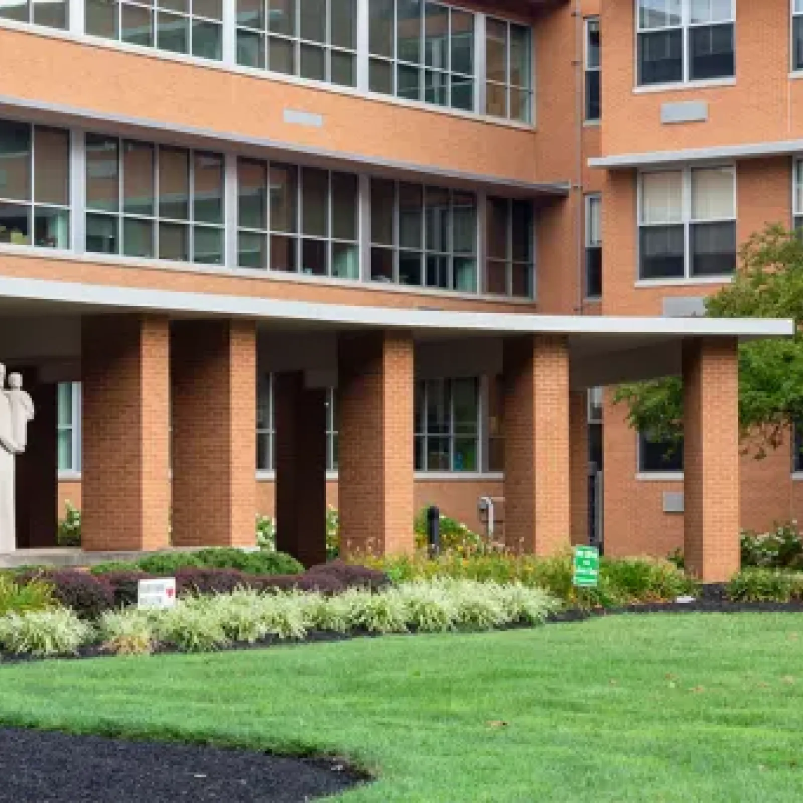 Exterior of the school