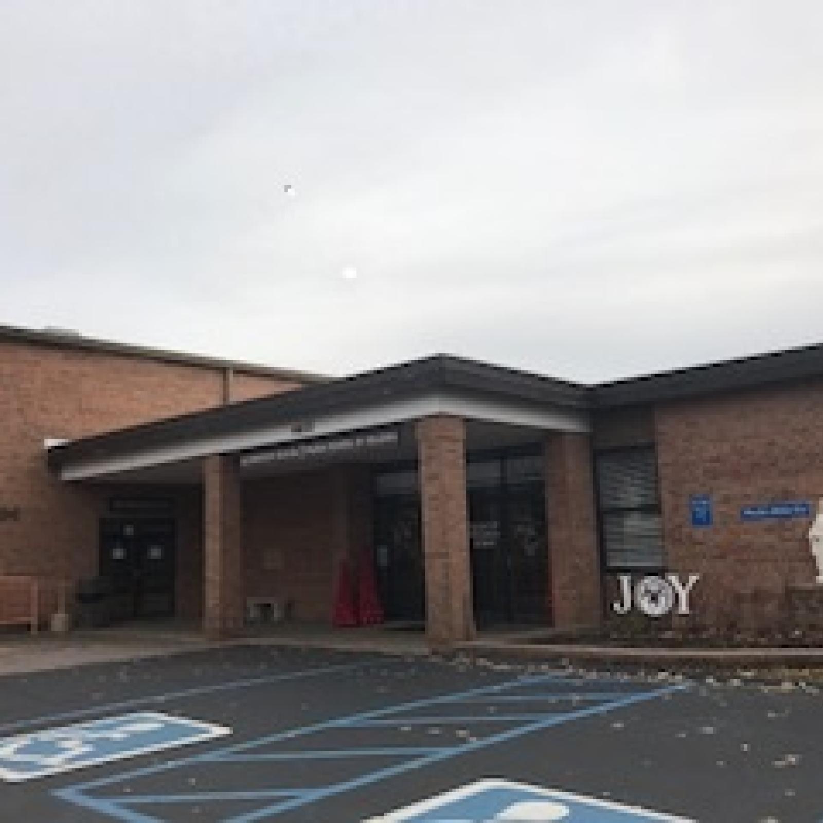 Exterior of the school