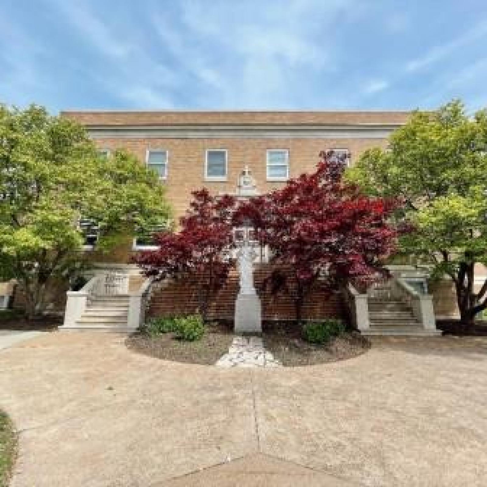 Exterior of the school