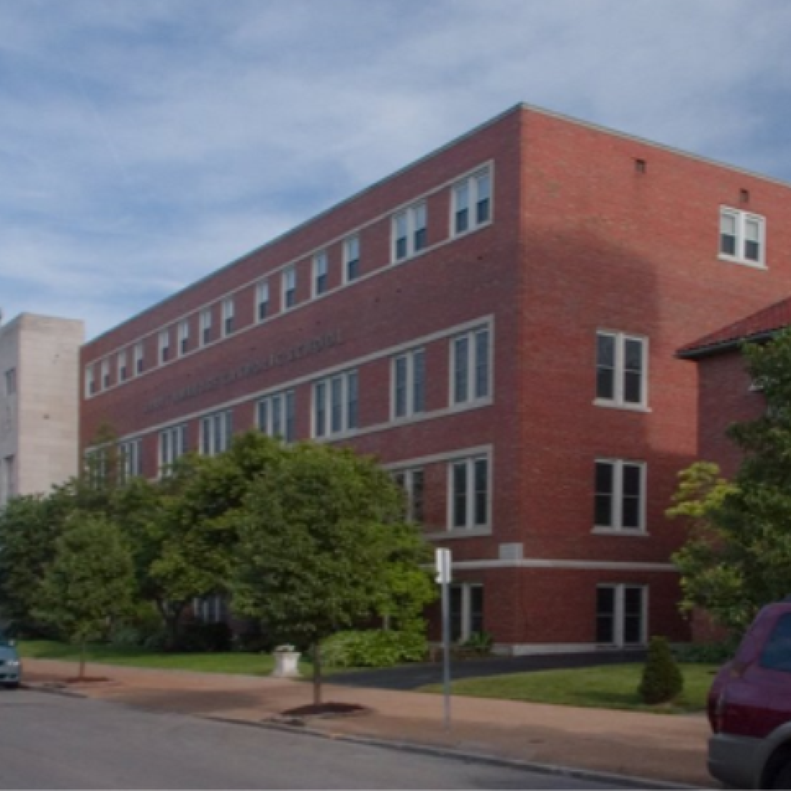 Exterior of the school