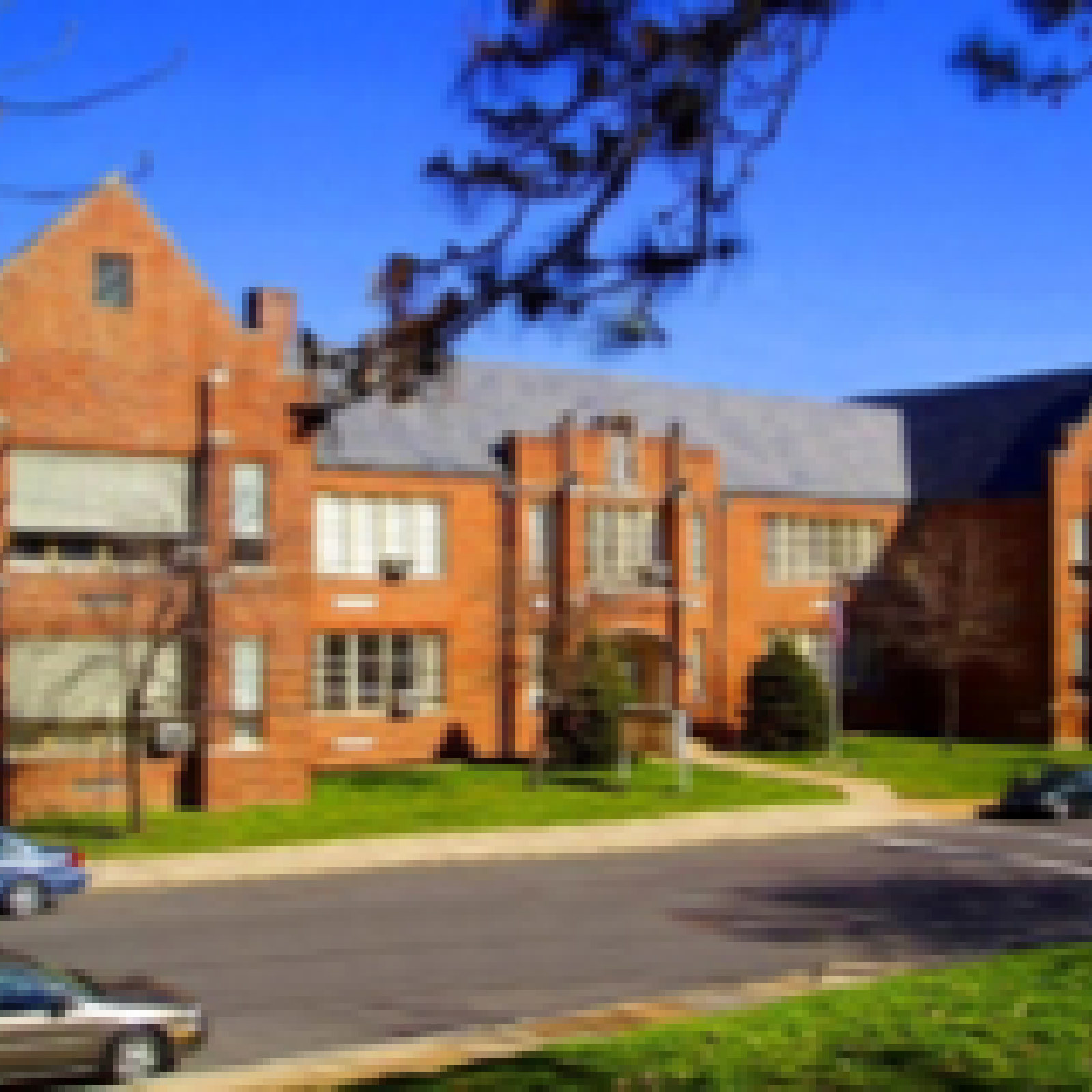 Exterior of the school