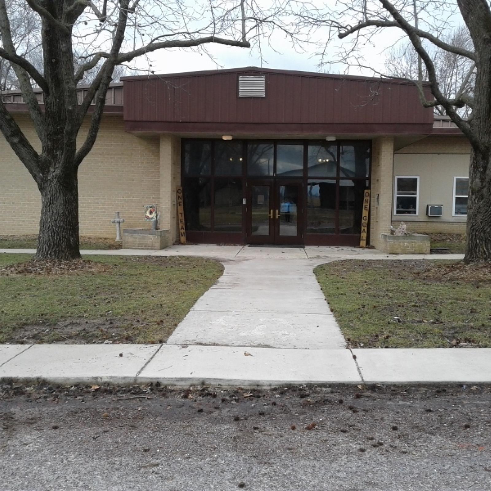 Exterior of the school