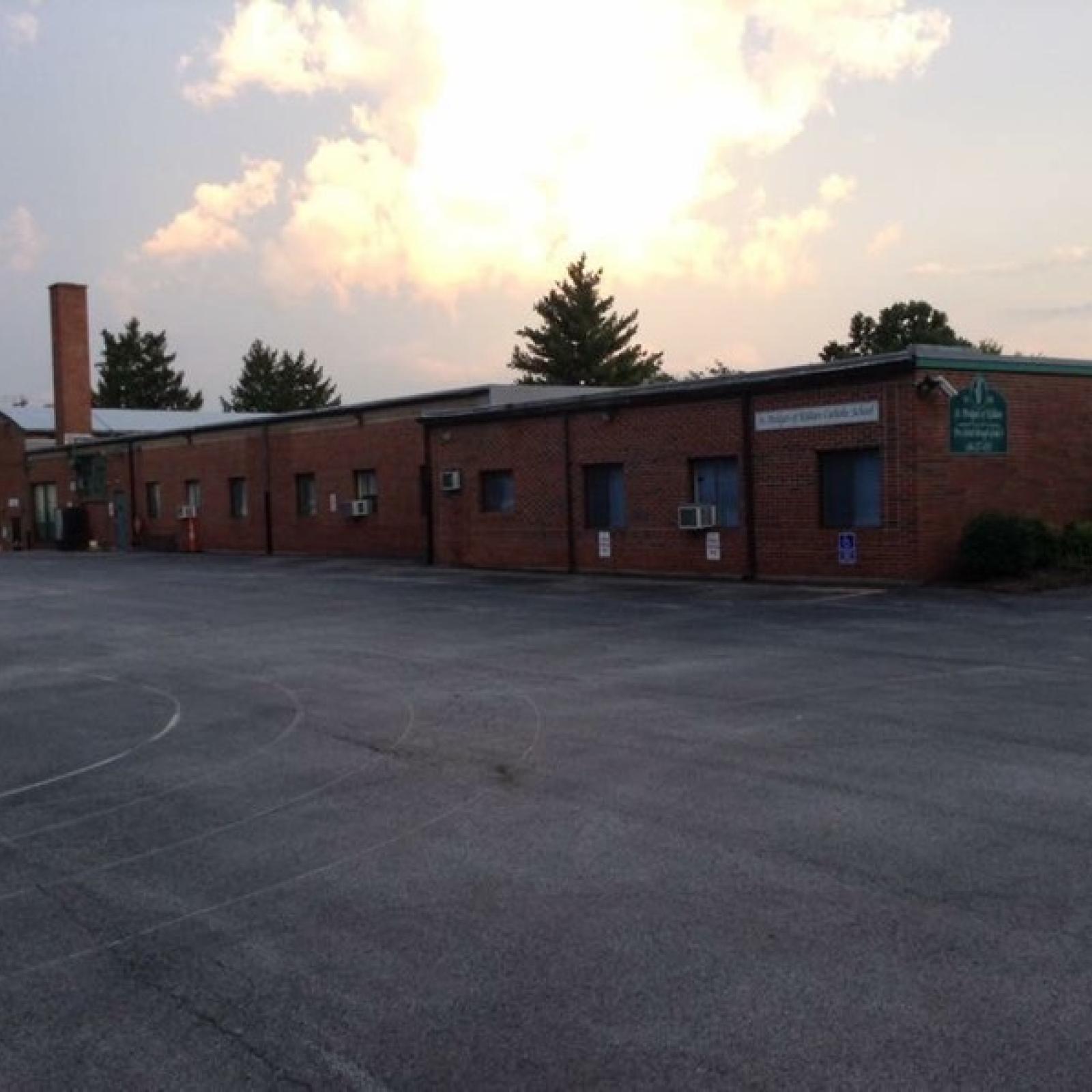 Exterior of the school