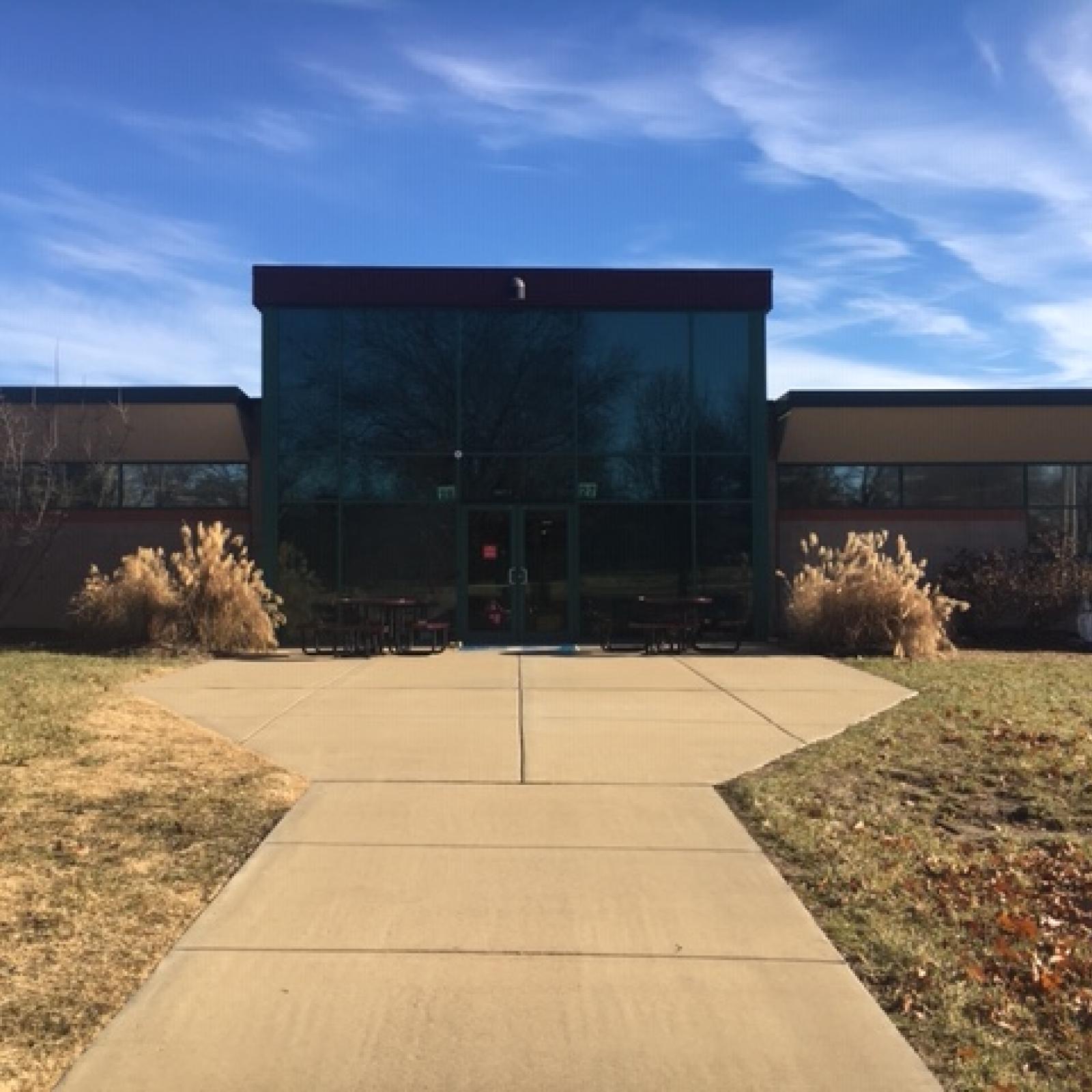 Exterior of the school