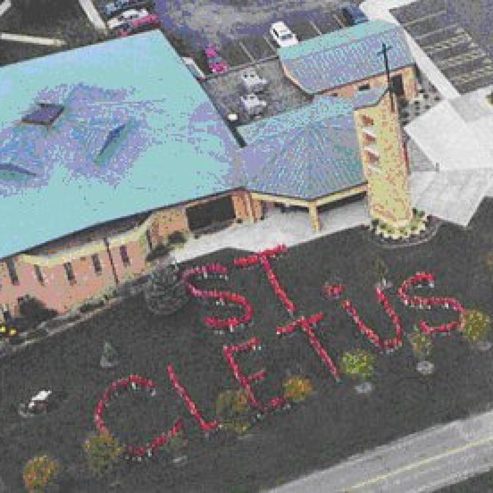 Exterior of the school