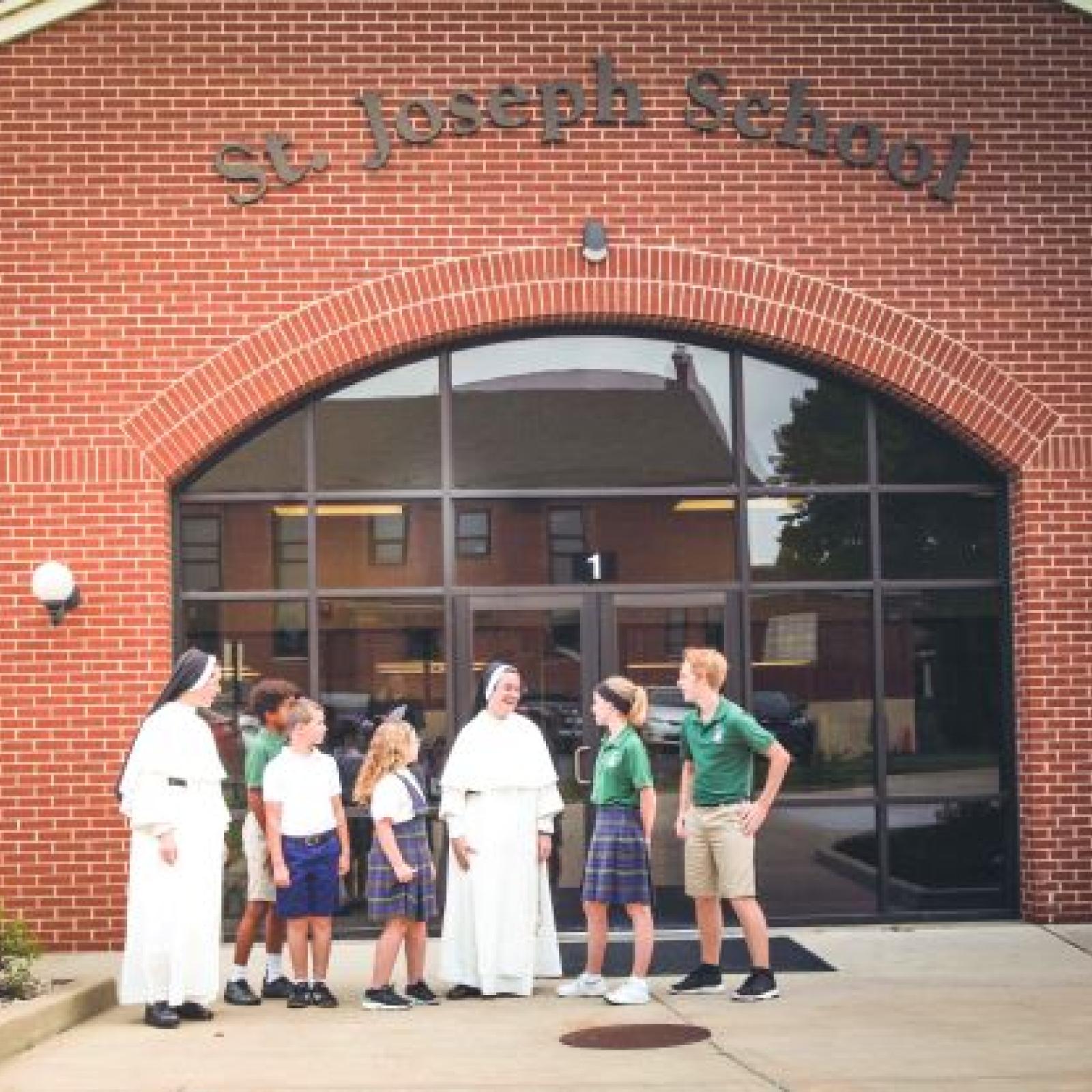 Exterior of the school