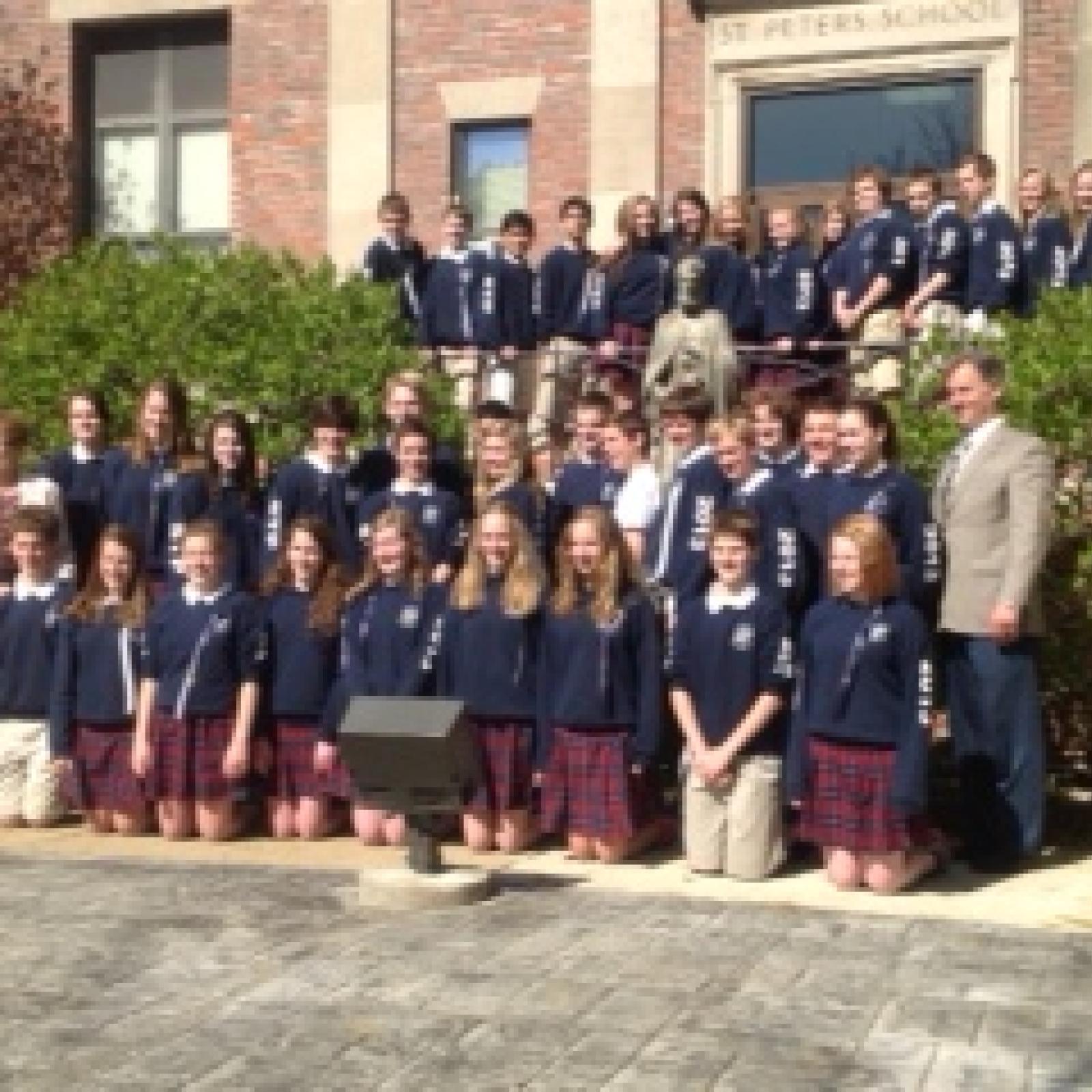 Exterior of the school