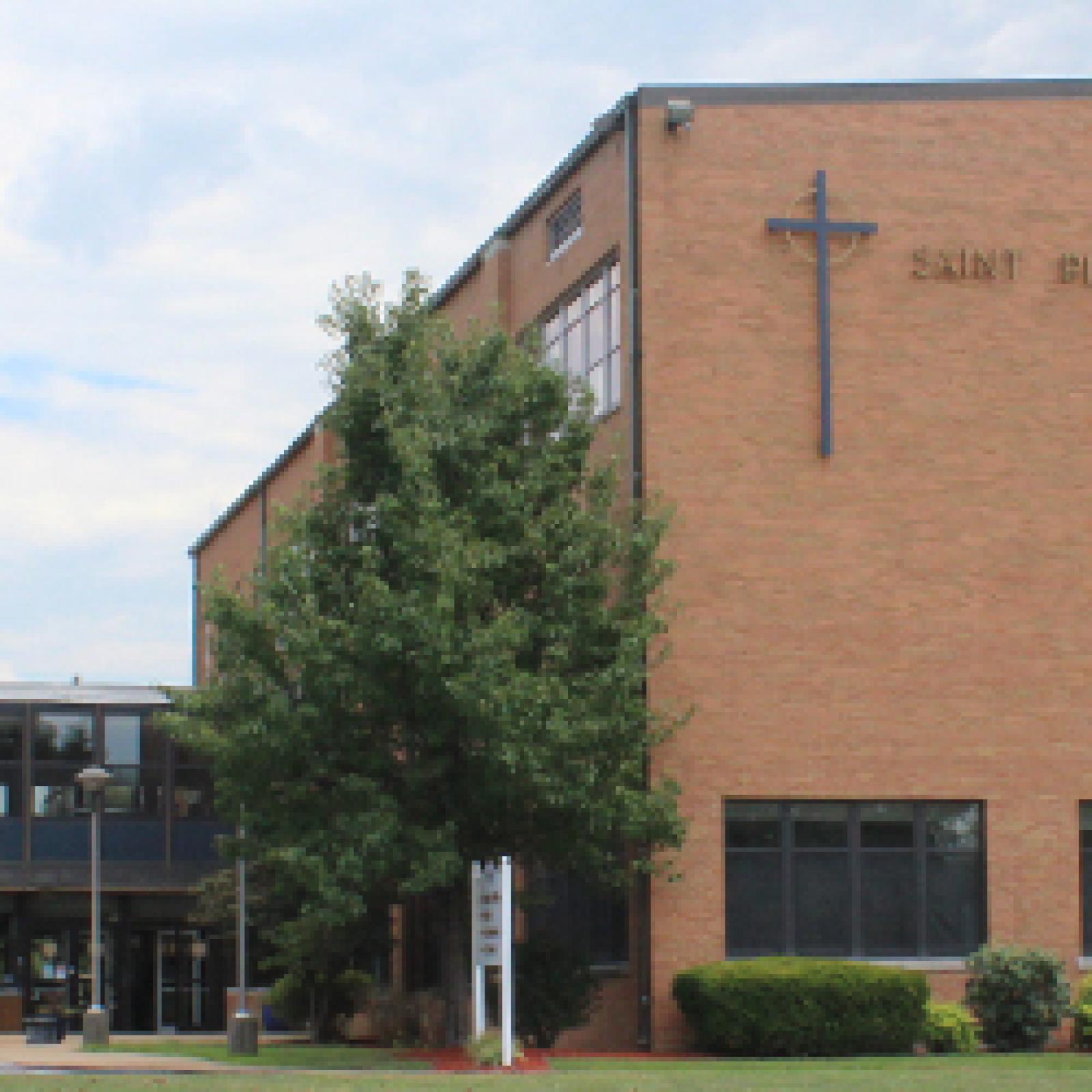 Exterior of the school