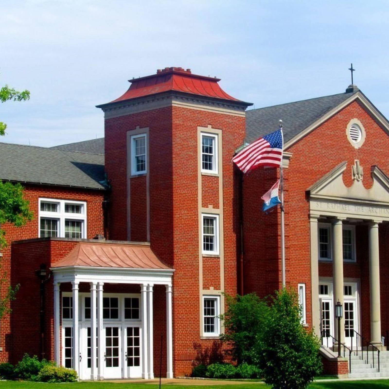 Exterior of the school