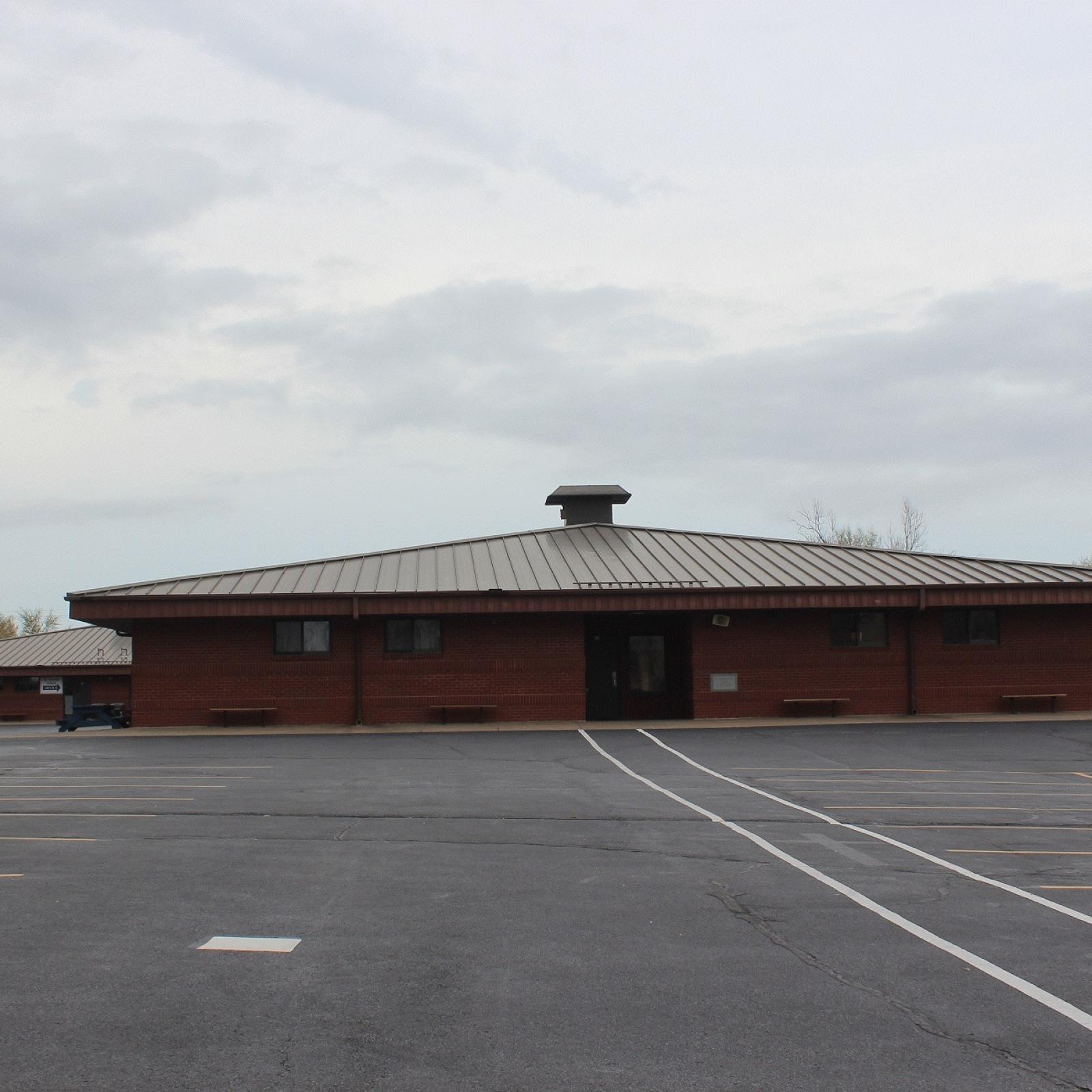 Exterior of the school