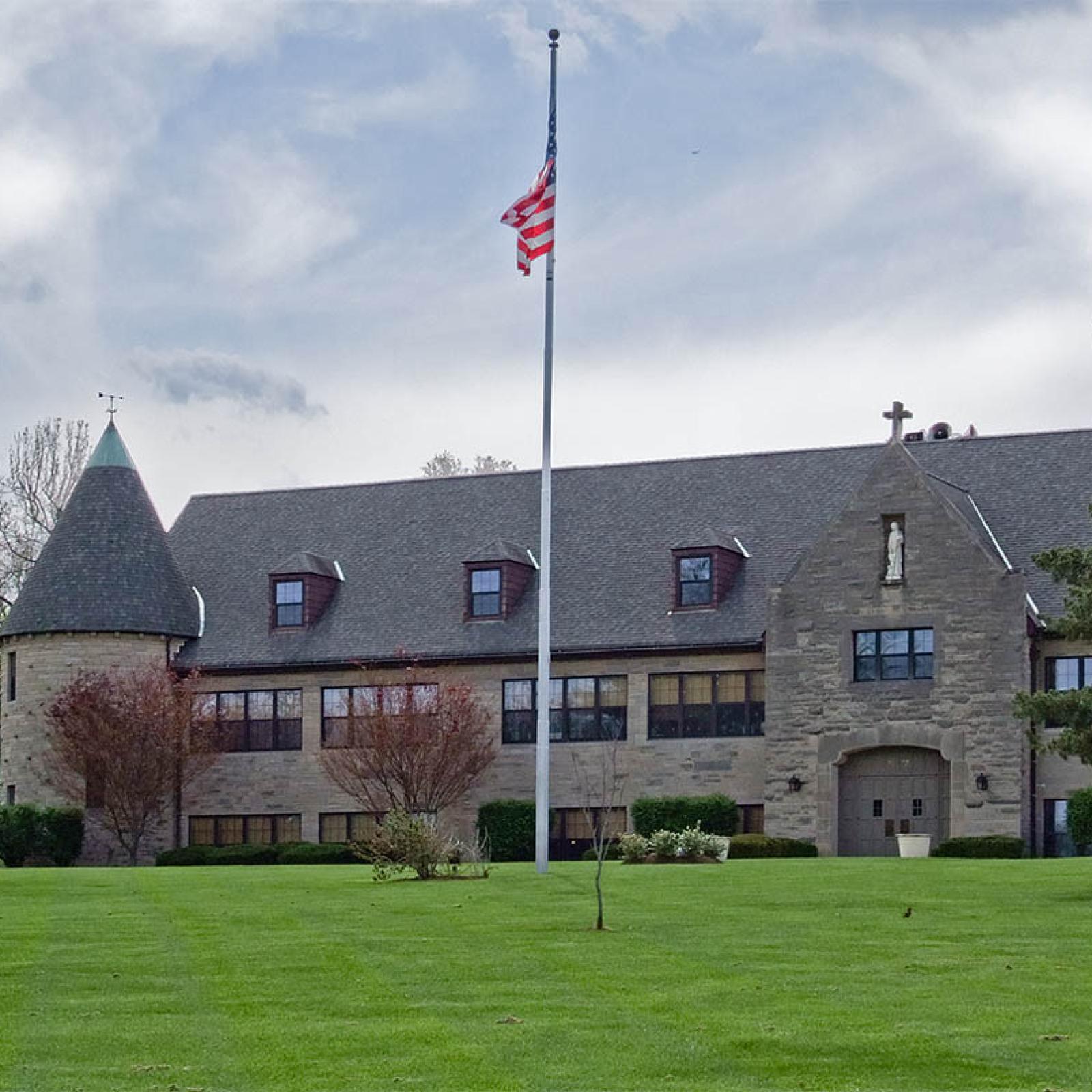 Exterior of the school