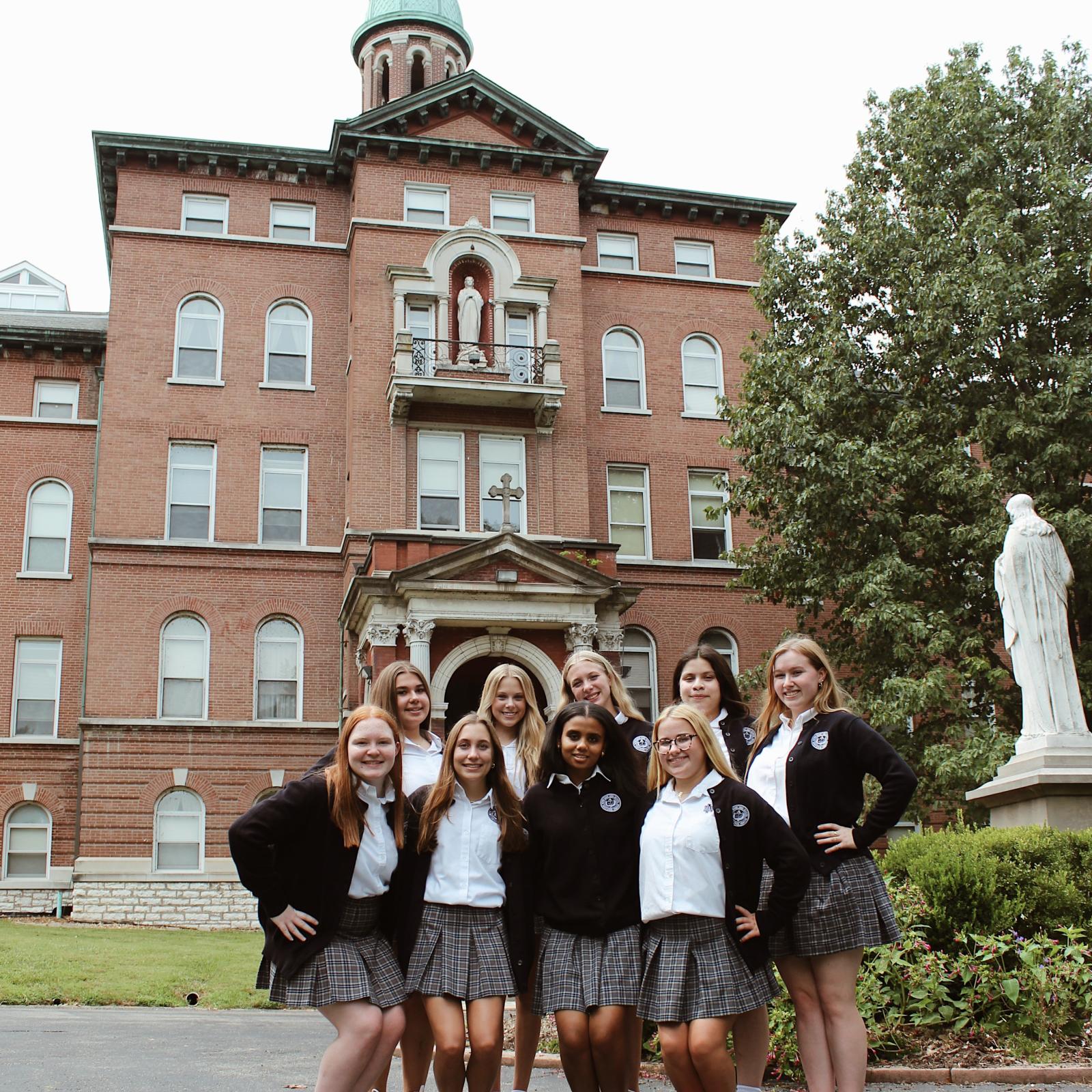 Exterior of the school