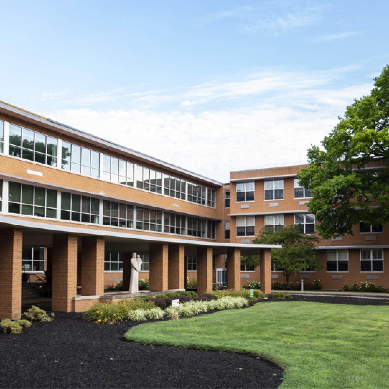 Exterior of the school